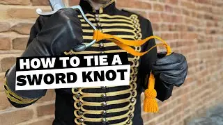 How to properly attach Sword knot (Portepee) to the hilt of a saber