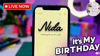 Digital Name Writing on Phone with your cute favourite emoji live🔴
