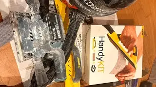 Dust free sanding. Makita 18V LXT sander versus Mirka Abranet Hand Sander.