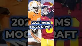 LA Rams 2026 NFL Mock Draft! Rams Grab STUD In Round 1 #nfl #rams #shorts