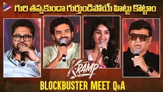 K-RAMP Rampage Blockbuster Meet Q&A | Kiran Abbavaram | Yukti Thareja | Naresh | Telugu Filmnagar