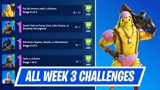 All Week 3 Quest Challenges Guides - Fortnite Week 3 Quest Guides in Chapter 2 Season 6