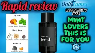 КРАТКИЙ ОБЗОР | Commodity Ice(d) #commodity #mensperfume #fragrance #review #perfume #cologne