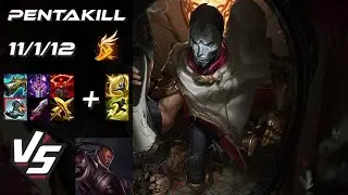 BOTTOM Jhin vs Lucian [PENTAKILL] - NA Challenger Patch 25.24