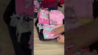 This is THE BEST way to pack kids clothes for a trip!🧳 #packingforvacation #packinglist #traveltips