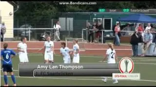 Amy Thompson DFB Pokal - Goal against 1. FFC Niederkirchen