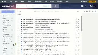 Yahoo Email Folders - Thunderbird can't handle them