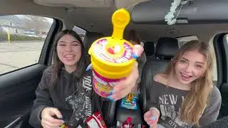 trying weird 7-11 snacks *high*