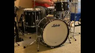 1970&rsquo;s Ludwig LM400 Supraphonic snare drum with Canopus Vintage Wires