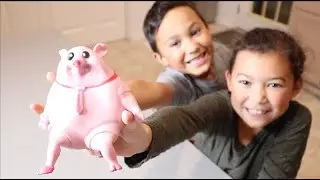 AWANGLUO Novelty Cute Squishy Pig Toy Review | Decompress and Stress Stretch Animal Funny Pig Man