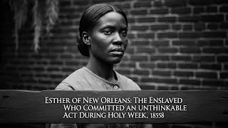 Esther of New Orleans: The Enslaved Woman Who Committed an Unthinkable Act During Holy Week, 1858