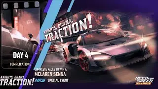 2019 McLaren Senna | Day 4  COMPLICATIONS | NFS No Limits: Knights, Drama, Traction!