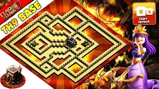 НОВЫЙ СИЛЬНЕЙШИЙ! Ратуша 9 (TH9) Военная база с CopyLink 2022 | Clash of Clans #717