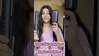 Philips Brush Hair Straightener | Comparison video| Hair straightener | BHH880/10 #hairstraightener