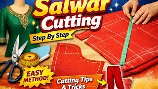 ਸਲਵਾਰ ਦੀ ਕਟਿੰਗ ✂️ / salwar cutting