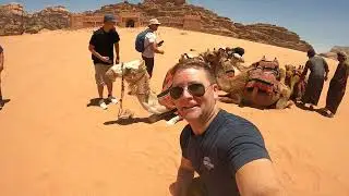 Wadi Rum's French Fortress where scenes of the movie Aladdin was filmed.