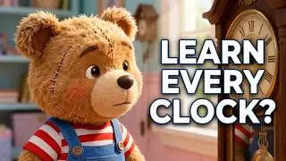 Can This Bear Learn Every Clock? Find Out  #viral