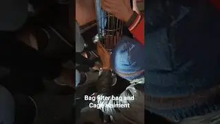 Bag filter ( Air pulluition control equipment)bag and cage aliment work .#bagfilter #filtermaterial