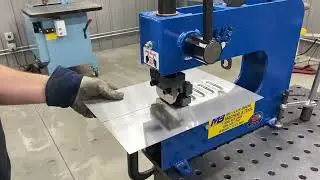 Using the Mittler Bros 3 Ton Press to Punch Louvers in Aluminum - Trick-Tools.com