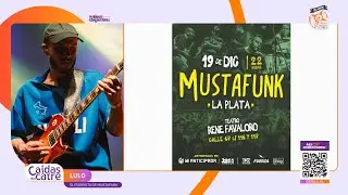 Mustafunk cierra el a&ntilde;o en La Plata con un show en el Teatro Favaloro.