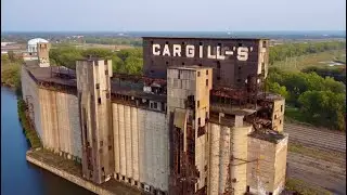 CLIMBING ABANDONED GRAIN ELEVATOR - URBEX CARGILL&rsquo;S BUFFALO NY [4K]