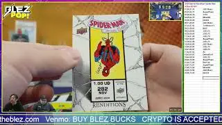 2024 Marvel Rendition Spider Man 4 BOX BREAK Random Serial #01