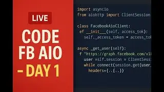 Live Code - Day 1 - FB AIO extension