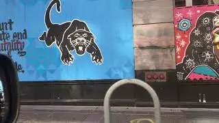 BLM art in Downtown Oakland