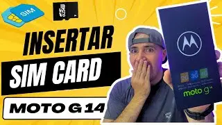 MOTOROLA G14 C&oacute;mo colocar la DUAL SIM y la MicroSD paso a paso 📲🔧