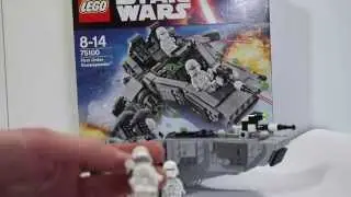 LEGO Star Wars First Order Snowspeeder 75100 Review