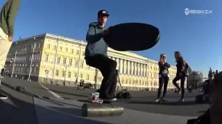 Трюки на баланс борде Treekix   Balance board tricks with Treekix   #2 online video cutter com
