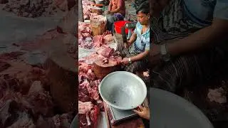 Beef Meat🍖Chopping on Wood