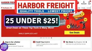 Harbor Freight Tools 25 under $25 in September!