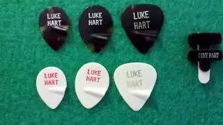 Vintage Guitar Picks - 17.0 Unique Luke Hart Picks