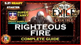 [PoE 3.21] CRUCIBLE STARTER: RIGHTEOUS FIRE JUGGERNAUT - PATH OF EXILE CRUCIBLE - POE BUILDS