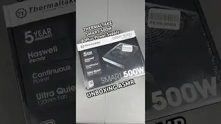 Thermaltake Smart 500W 80Plus Power Supply Unboxing ASMR #shorts #pc #psu #powersupply #thermaltake