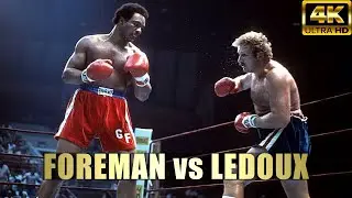George Foreman vs Scott Ledoux | KNOCKOUT Boxing Fight | 4K Ultra HD