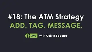 The 90 Day Run: The ATM Strategy - ADD. TAG. MESSAGE. | Calvin Becerra
