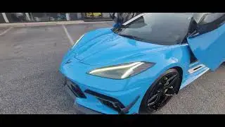 2022 Cheevolet Corvete with butterfly door 