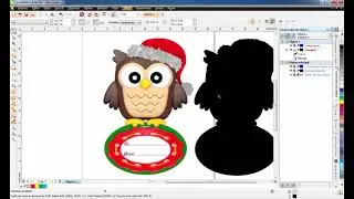 Criando silhueta e exportando arquivos (.PNG, .DXF) - CorelDRAW X6 + Silhouette Studio v3