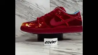 Nike SB DUNK low Wizard of Oz Ruby Red Slipper Promo Sample
