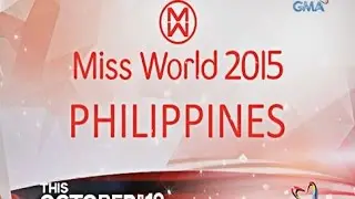 WATCH: Miss World Philippines 2015