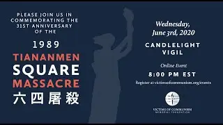 Tiananmen Square Massacre Candlelight Vigil