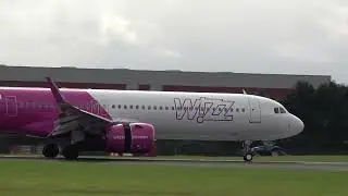 HA-LZO Hungarian Football team ⚽️ flying WizzAir Airbus A321Neo 