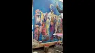 Maggie O'Neill Painting Lincoln