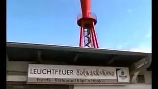 Der Leuchtturm Arngast im Jadebusen und Oberfeuer Preu&szlig;eneck in Eckwarderh&ouml;rne