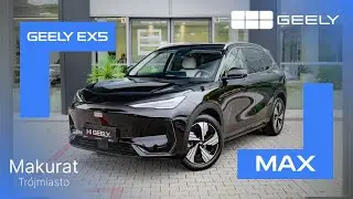 Geely EX5 MAX | Czarny CARBON BLACK | Dostępny od ręki w Geely Makurat Tr&oacute;jmiasto