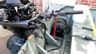 Installing a Tiny Tach on a 25 HP Yamaha 4 Cycle