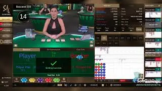 SA Gaming - Baccarat E02 - Gameplay Demo
