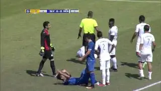 YELLOW CARD El Salvador, Bryan TAMACAS No. 21 | @fesfut_sv @FENIFUT #CCA2017